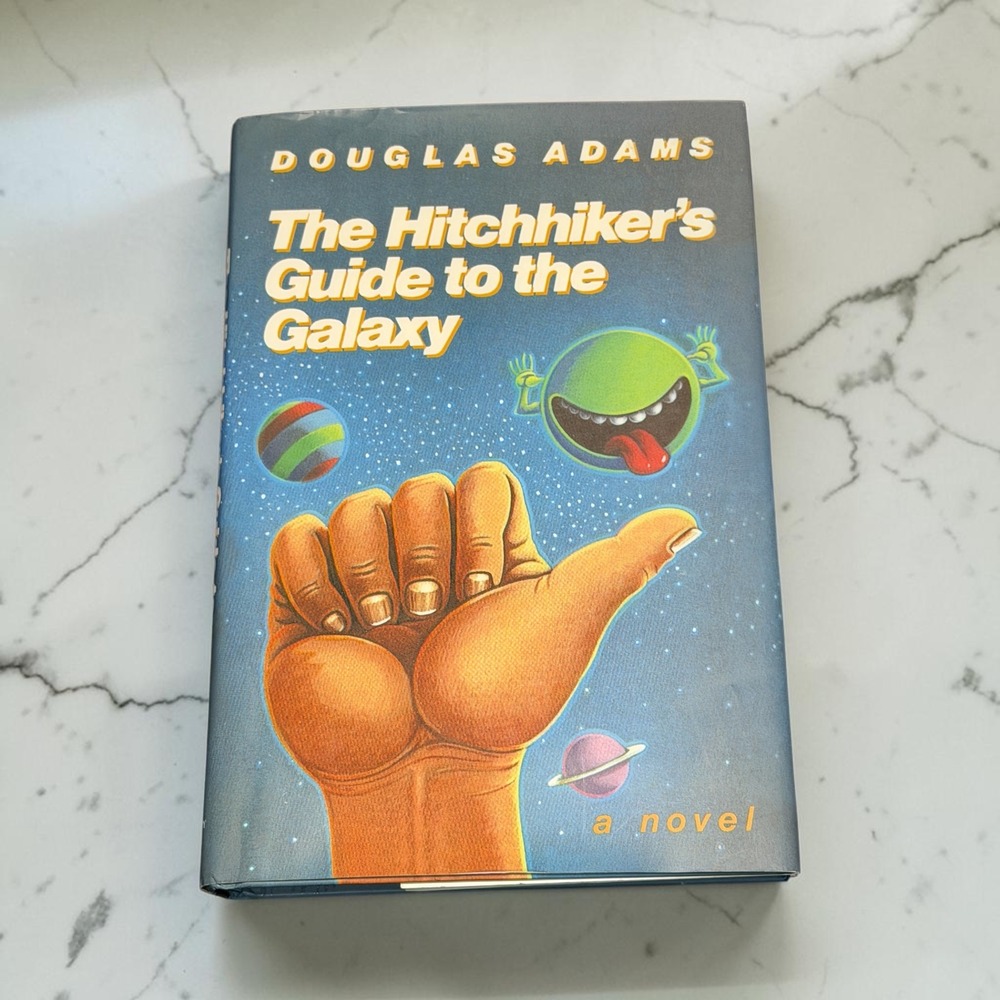 Douglas Adams Hitchhikers Guide to the Galaxy Book Hardcover